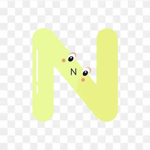N Alphabet Letter